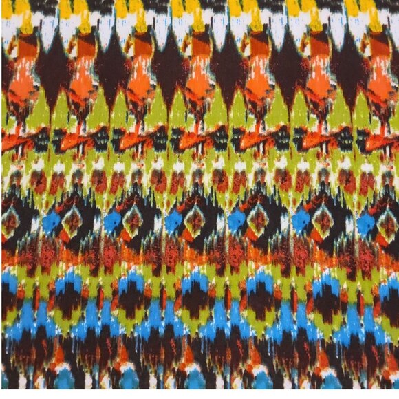 Ariat XXL Womens Multicolor Geometric Knit Maxi Skirt Southwest Boho Cowgirl 95% - Picture 7 of 7